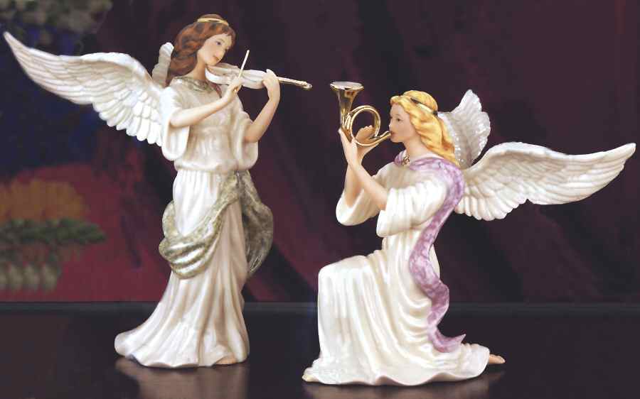 Inspirational Collection-Porcelain Heavenly Duet-Boxed Set Of 2 - Boxed by Lenox-1