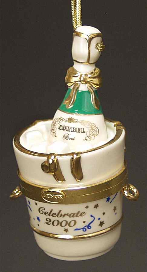 Time Capsule Ornament Korbel Champagne Box - No Box by Lenox-1