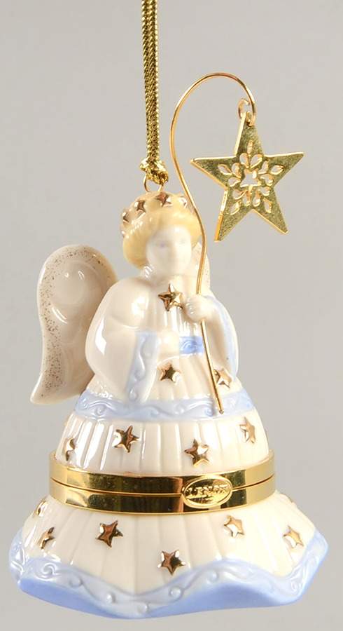 Hinged Box Christmas Ornaments Angel - Boxed by Lenox-1
