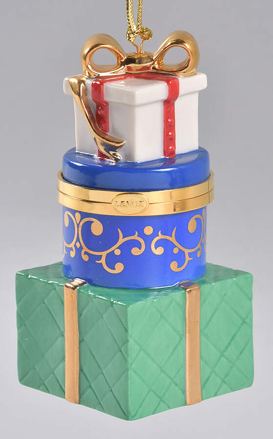 Hinged Box Christmas Ornaments Christmas Treasure Box-Gifts - With Box by Lenox-1