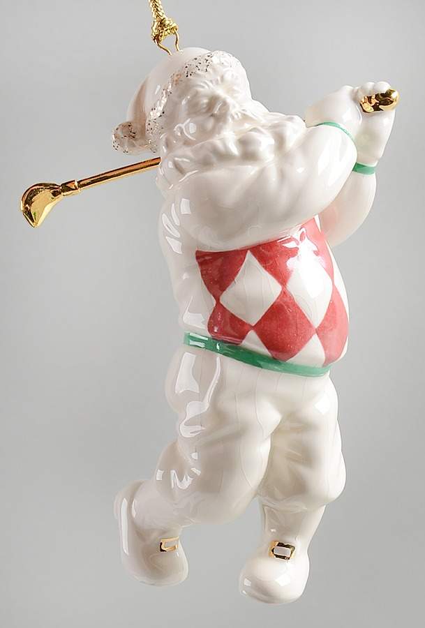 Classic Whimsical Santas Golfing Santa - No Box by Lenox-1
