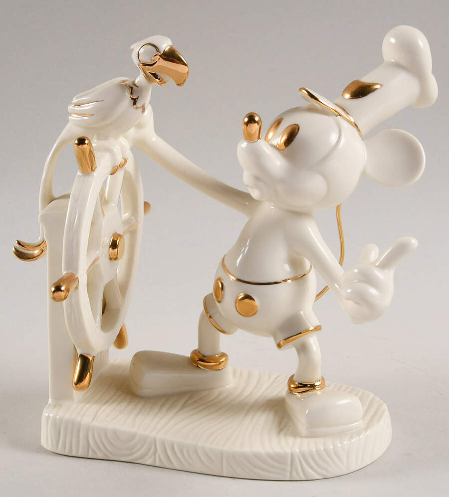 Classic Disney Showcase Collection Steamboat Willie - Boxed by Lenox-1