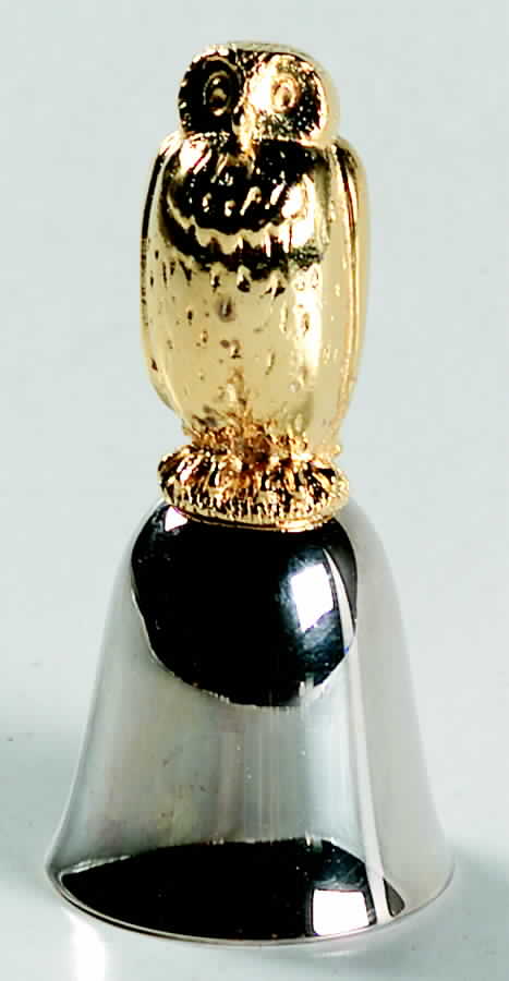 Winnie The Pooh Bell Owl - No Box by Lunt Silver-1