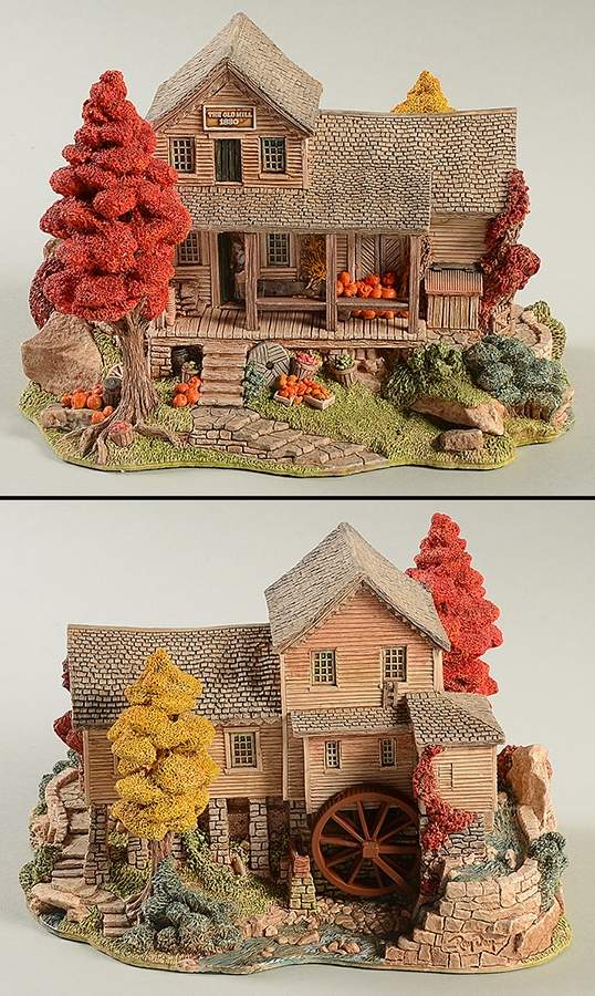 American Landmark Cottages Harvest Mill - Boxed by Lilliput Lane-1