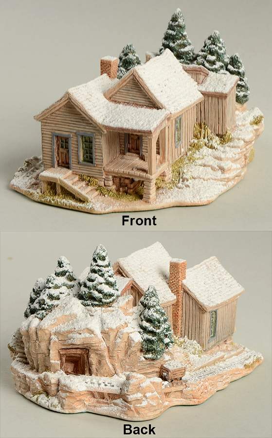 American Landmark Cottages Gold Miners Claim - Boxed by Lilliput Lane-1