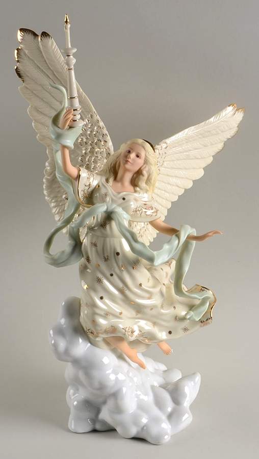 Millennium Angel Figurine Light Of The Millennium - No Box by Lenox-1