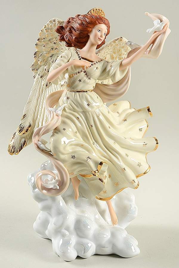 Millennium Angel Figurine Millennium Messenger - With Box by Lenox-1