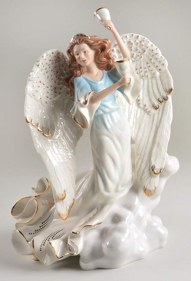 Millennium Angel Figurine Heavenly Sounds Of Joy - Boxed by Lenox-1