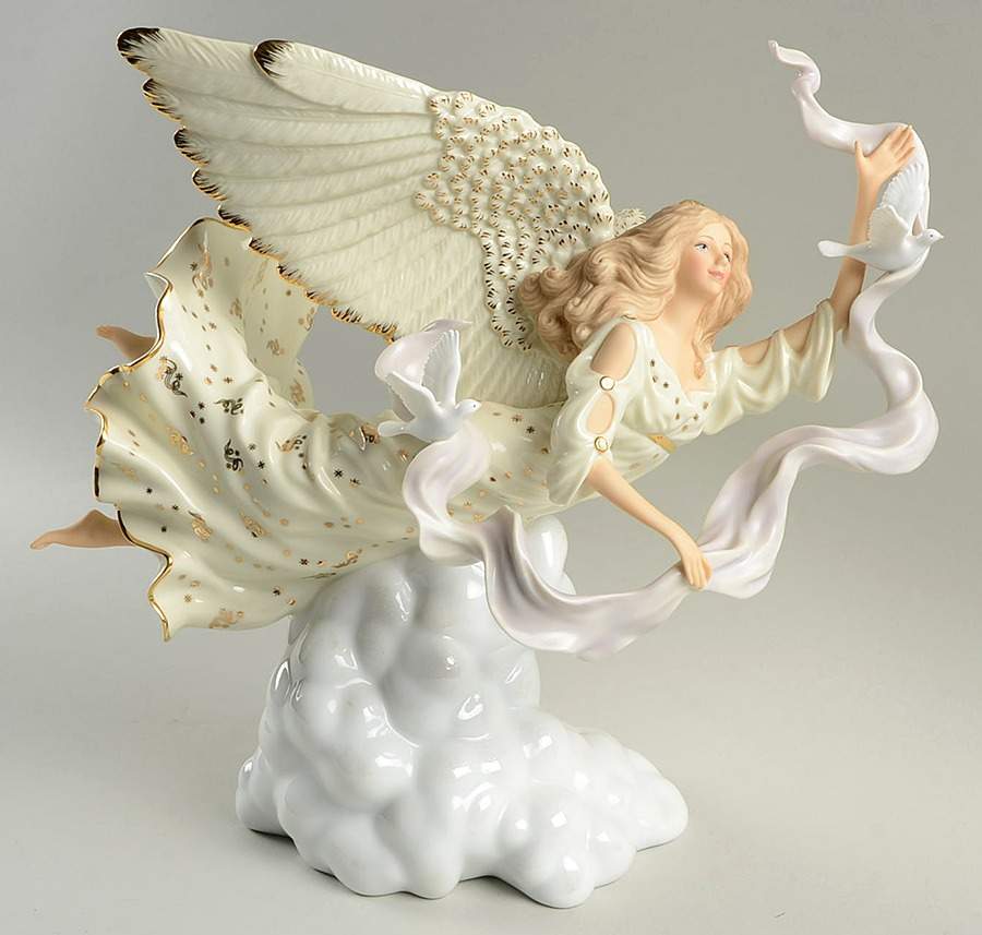 Millennium Angel Figurine Millennium Spirit - No Box by Lenox-1