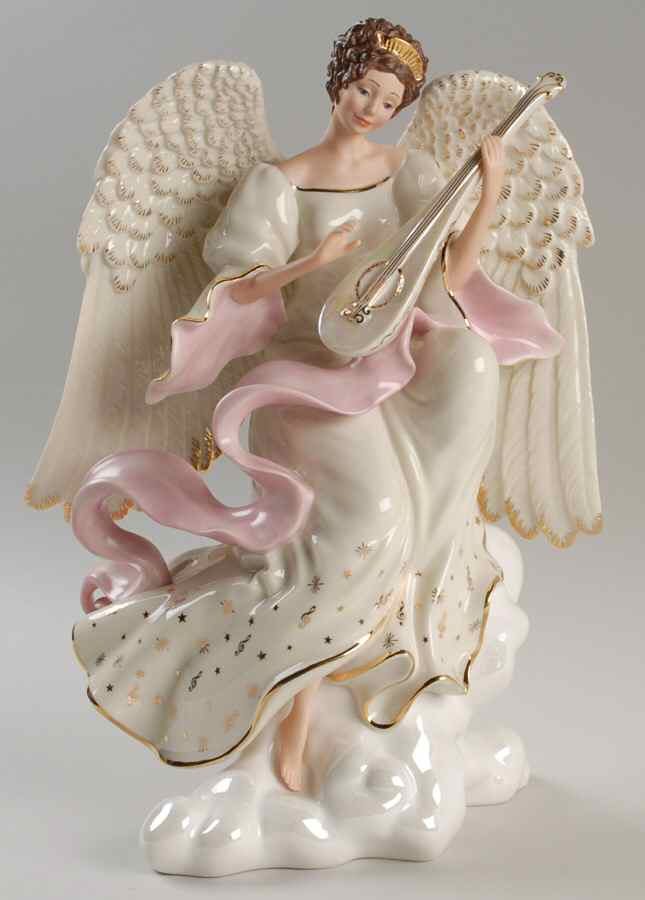 Millennium Angel Figurine Heaven's Millennium Melody - No Box by Lenox-1