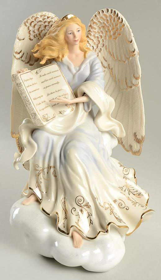 Millennium Angel Figurine Prayer For The Millennium - No Box by Lenox-1