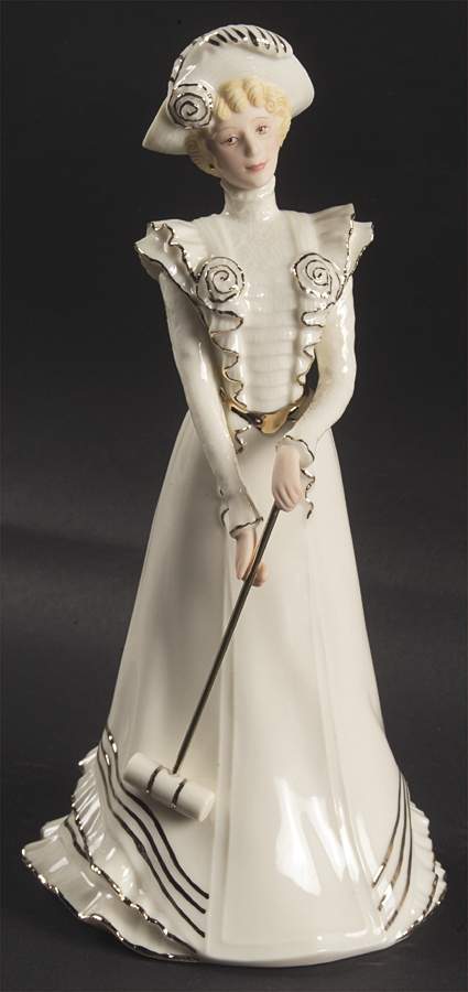 Victorian Ladies of Fashion Courtly Croquet - Boxed by Lenox-1