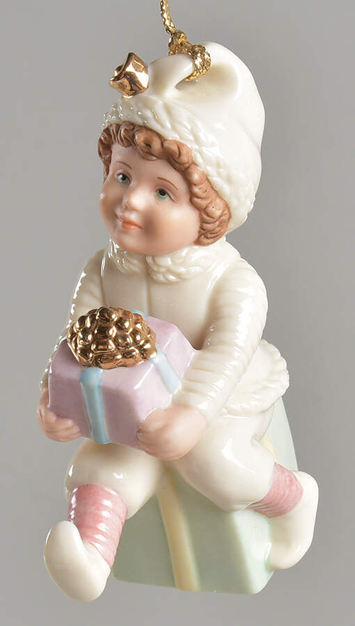 Classic Santas Santa's Journey-Elf Ornament  - No Box by Lenox-1