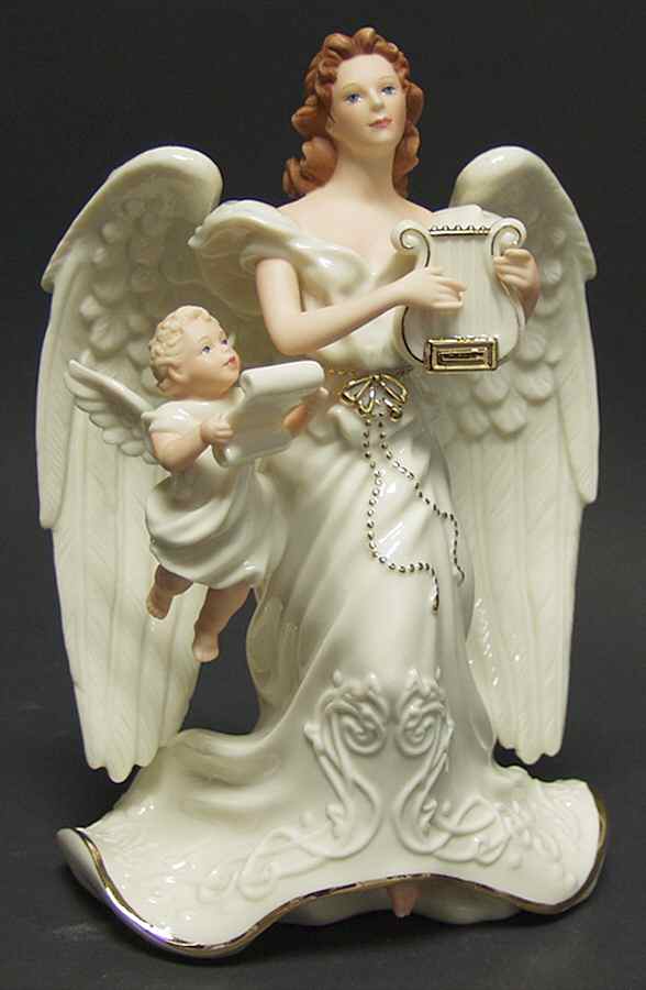 Classic Guardian Angel Figurines Guardian Of Song - Boxed by Lenox-1