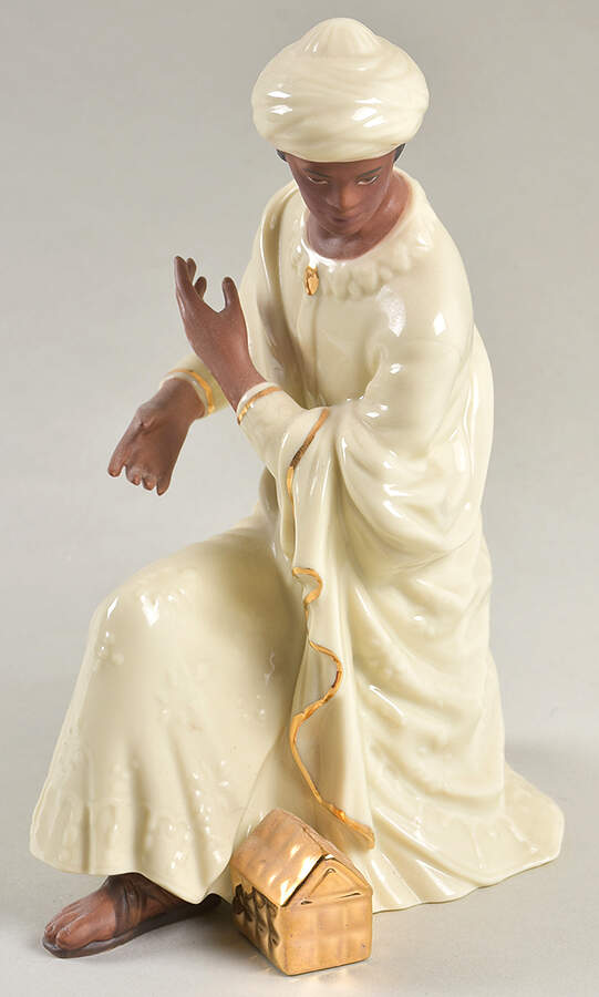 Classic Nativity Collection King Kneeling - No Box by Lenox-1