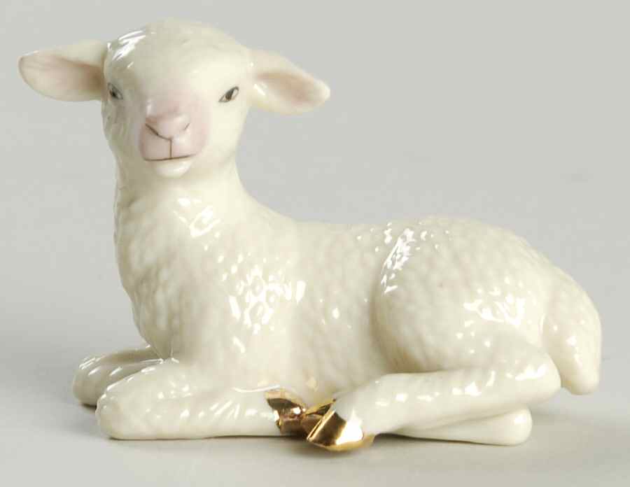 Classic Nativity Collection Lamb Lying - No Box by Lenox-1