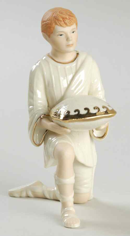 Classic Nativity Collection Boy Kneeling With Pillow - No Box by Lenox-1