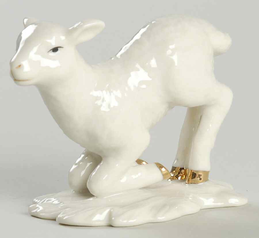 Classic Nativity Collection Lamb Kneeling - No Box by Lenox-1