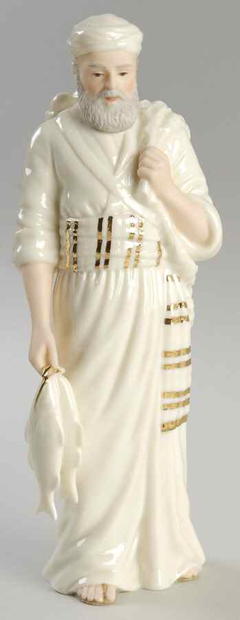 Classic Nativity Collection Fish Seller-Only - No Box by Lenox-1