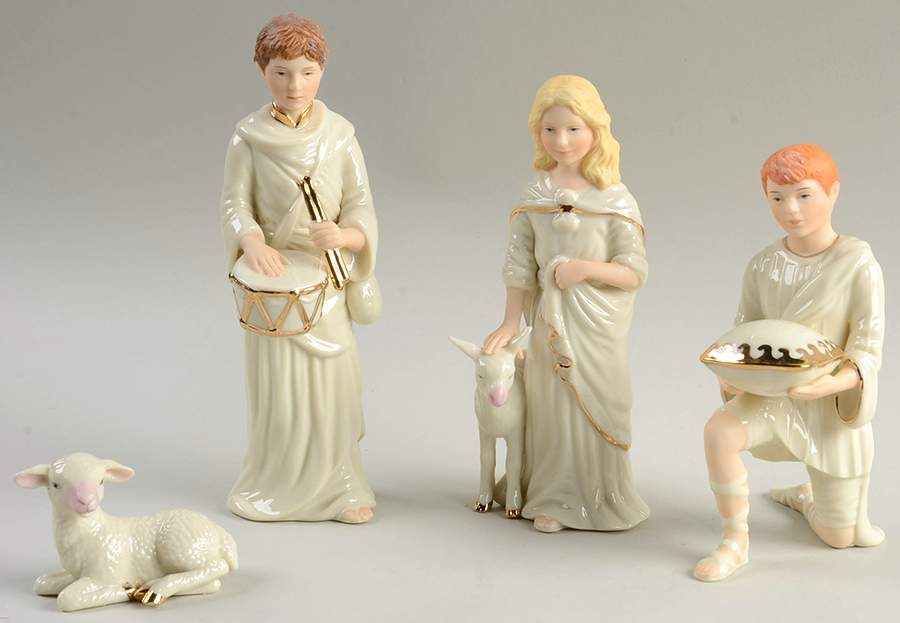 Classic Nativity Collection Children Of Bethlehem-4 Pc Set - Boxed by Lenox-1