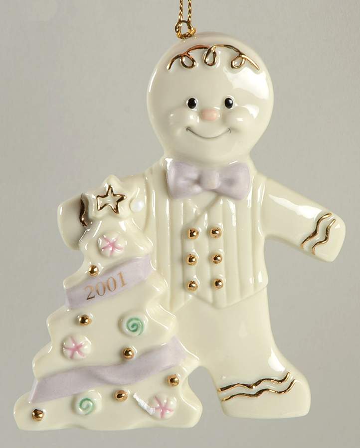 Annual Gingerbread Man Ornament The Sweetest Christmas - Boxed by Lenox-1