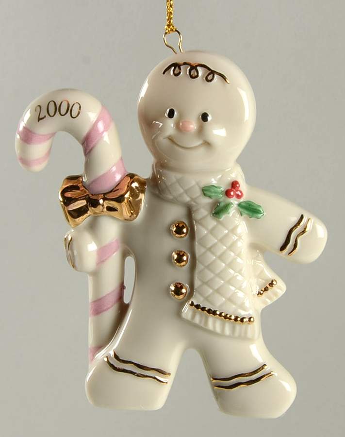Annual Gingerbread Man Ornament A Christmas Treat - No Box by Lenox-1