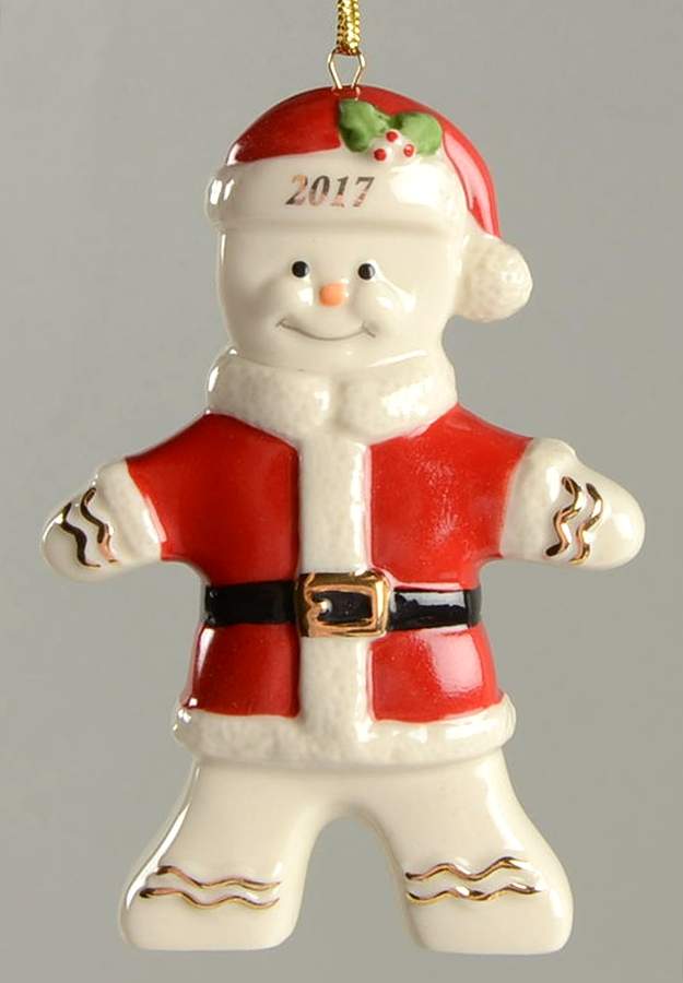 Annual Gingerbread Man Ornament Ginger Claus - No Box by Lenox-1