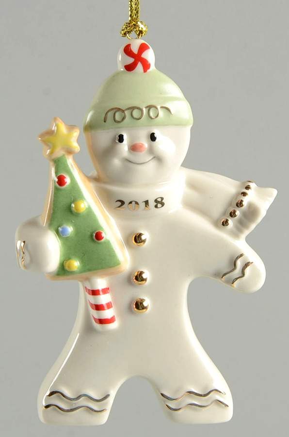 Annual Gingerbread Man Ornament Gingerbread Greetings - No Box by Lenox-1