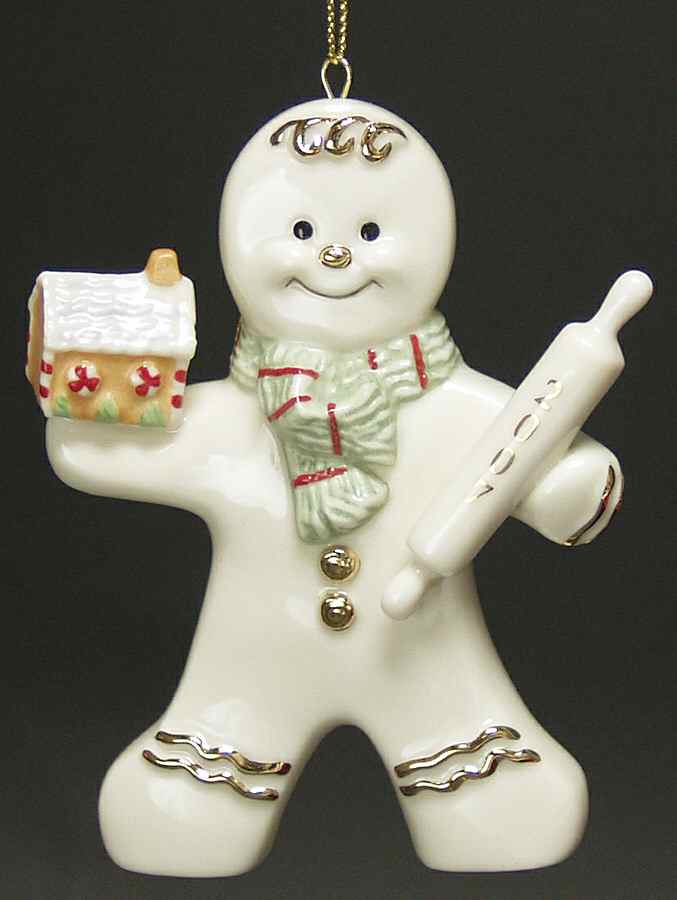 Annual Gingerbread Man Ornament Baked With Love - Boxed by Lenox-1