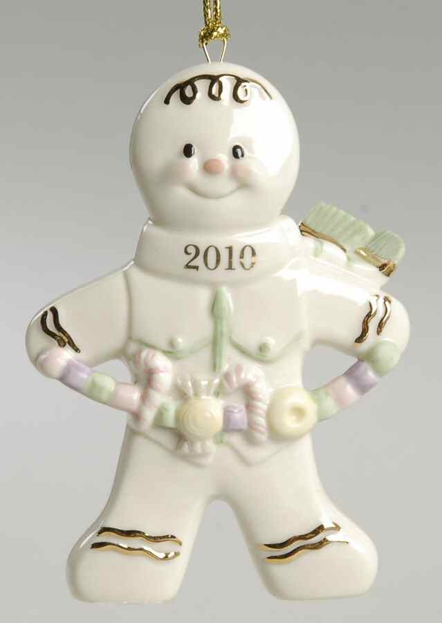 Annual Gingerbread Man Ornament Spicy And Sweet - Boxed by Lenox-1