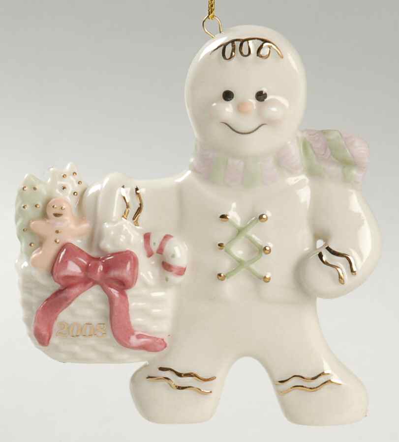 Annual Gingerbread Man Ornament Gingerbread Generosity - Boxed by Lenox-1