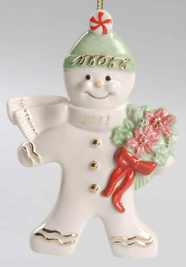 Annual Gingerbread Man Ornament Spiced Delivery - No Box by Lenox-1