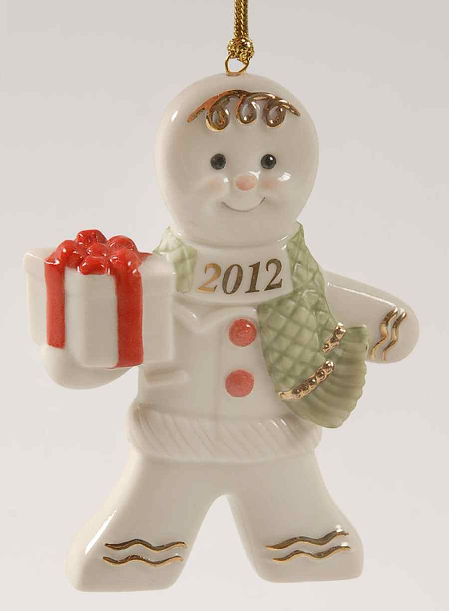 Annual Gingerbread Man Ornament Delicious Delivery - Boxed by Lenox-1