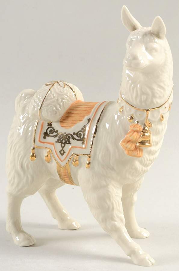 First Blessing-Nativity Llama - Boxed by Lenox-1