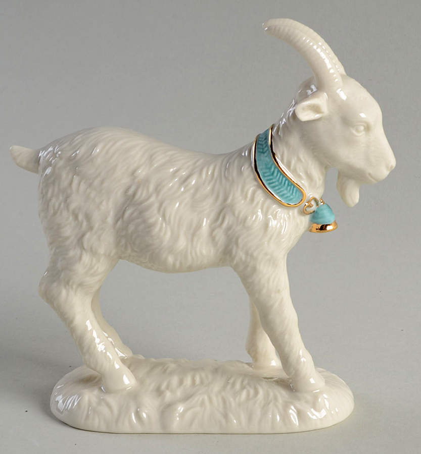 First Blessing-Nativity Goat-Horns - Boxed by Lenox-1