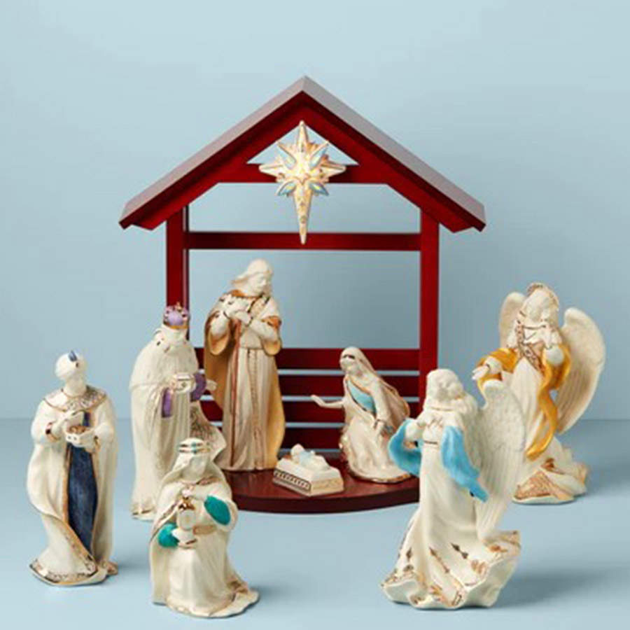 First Blessing-Nativity 10 Piece Boxed Starter Set - Nativity-Set Of 10 by Lenox-1