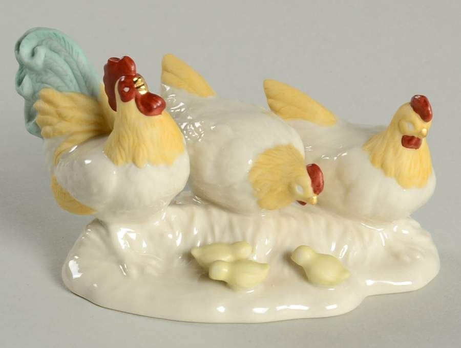 First Blessing-Nativity Rooster & Chickens - Boxed by Lenox-1