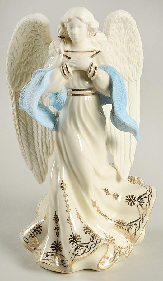 First Blessing-Nativity Angel Of Hope-Blue - No Box by Lenox-1