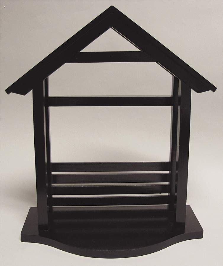 First Blessing-Nativity Creche (13 1/2" W X 7 1/4" D) Dark Brown - Creche/Stable-Wood by Lenox-1
