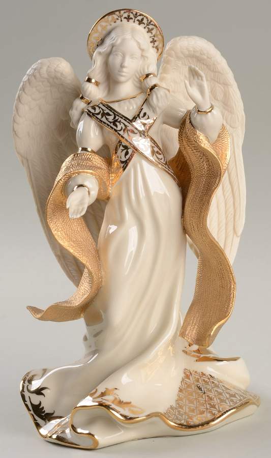 First Blessing-Nativity Angel Of Peace-Gold - Boxed by Lenox-1
