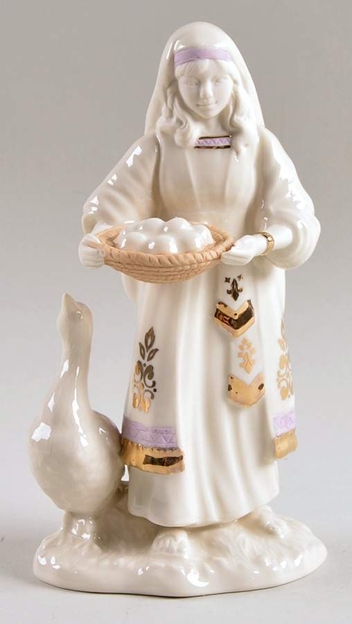 First Blessing-Nativity Goose & Girl - With Box by Lenox-1