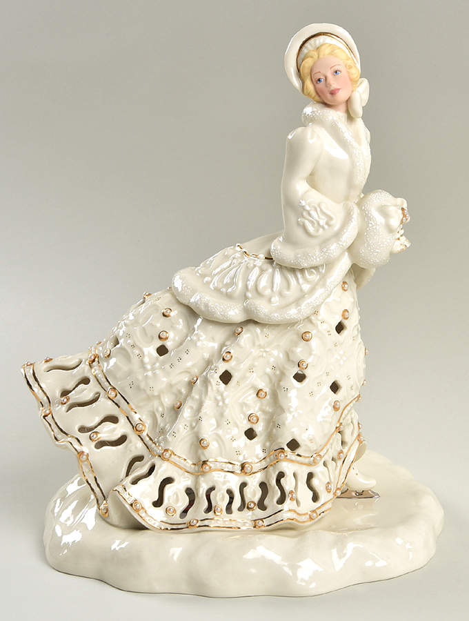 Florentine & Pearl Collection Lighted Skater - Boxed by Lenox-1