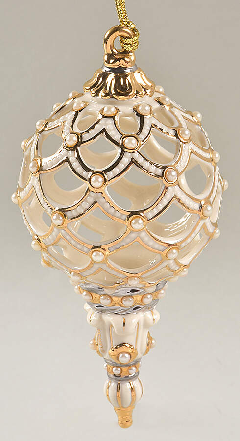 Florentine & Pearl Collection Spire Ornament - Boxed by Lenox-1