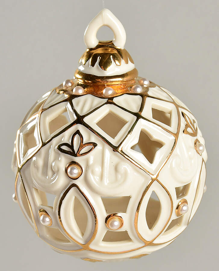 Florentine & Pearl Collection Ball - With Box by Lenox-1