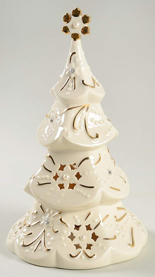 Florentine & Pearl Collection Lighted Tree Figurine - Boxed by Lenox-1