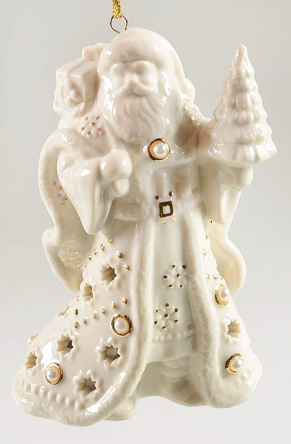 Florentine & Pearl Collection Santa Ornament - No Box by Lenox-1