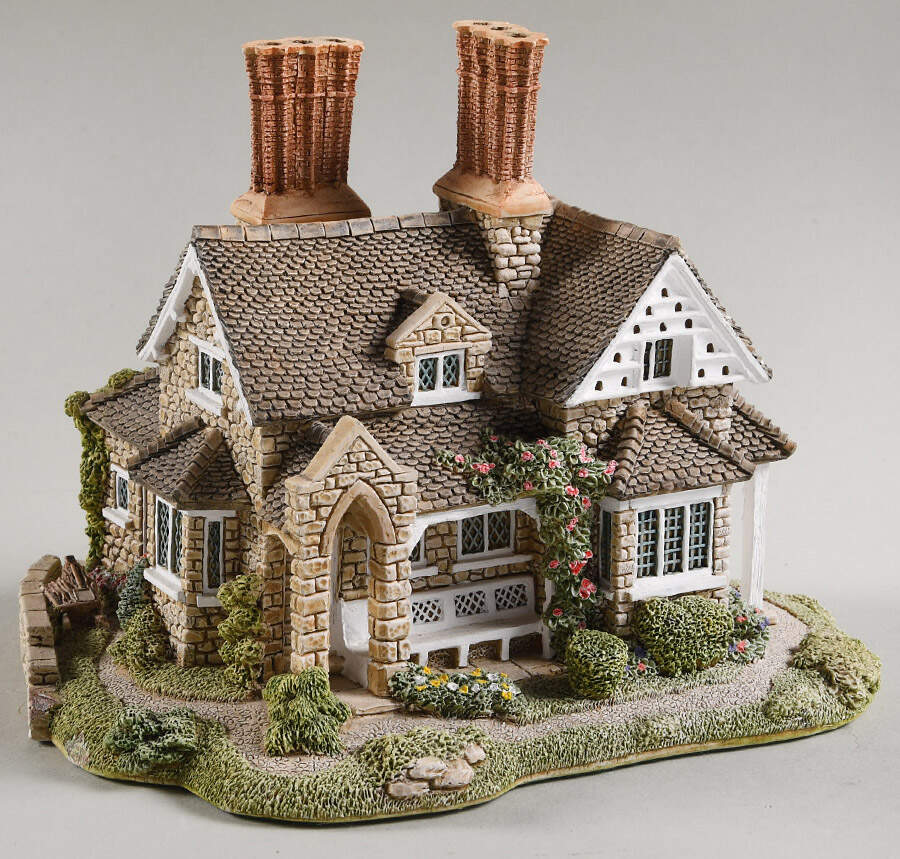 Blaise Hamlet Cottage Collection Double Cottage - No Box by Lilliput Lane-1