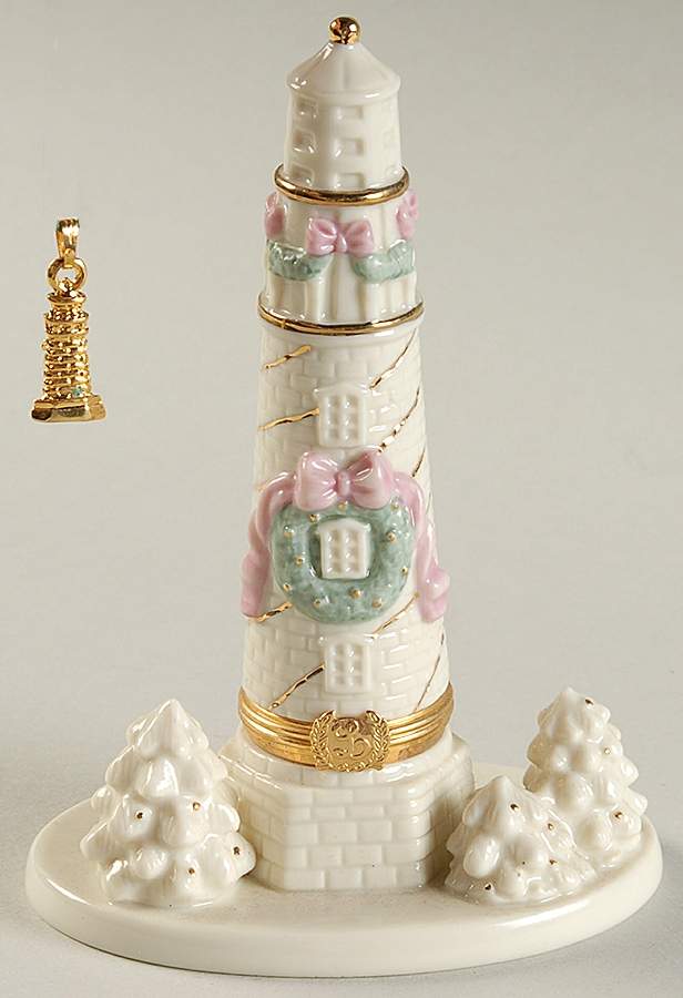 Lighthouse Treasure Box Collection Holiday Harbor - Boxed by Lenox-1