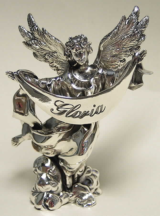 Nativity Figurines Nativity Angel - Boxed by Lunt Silver-1