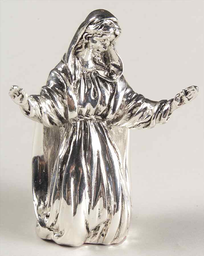 Nativity Figurines Mary - With Box by Lunt Silver-1